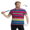 MSCPZH Mens Golf Shirts Mexican Golf Polo Shirts for Men Short Sleeve Polo Shirts Golf Mens Polo Pink view 4
