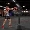 Garvee Boxing Speed Trainer, Freestanding Punching Bag 360 Spinning Bar with Reflex Speed Balls & Gloves, Fillable Base Speed Punching Bag Stand Height Adjustable for Teens Adults Boxing Training view 2