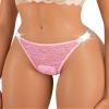 Banamic Women Shine Strap Thongs Underwear Sexy Comfortable Panties Underwear view 1