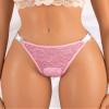 Banamic Women Shine Strap Thongs Underwear Sexy Comfortable Panties Underwear view 2