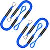 GANGXUN Mooring with 4ft Bungee Dock Line 4-Pack - Essential Accessories for Diverse Watercraft Built in Snubber, Kayak, Watercraft, SeaDoo, Jet Ski, Pontoon, Canoe, Power Boat view 1