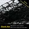 2PCS Red Golf Triangle Side Net with Two Sandbags+Golf Screen Bag+10pcs Grommet Ropes for Golf Hitting Nets Frame Simulator Impact Screen Sand bags Barrier Net (2 PCS, 7' X 7') view 4