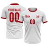 NineFit Basics Custom Poland Soccer Jersey Men Women Youth Kids, Personalized Athletic Shirts with Name Number Logo, White Soccer Shirt Set view 2