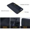 IDOGEAR Tactical Mesh Pouch Insert Modular Bag Compartment Utility Organizer Admin Pouch EDC Net Pocket with Hook Fasteners (Black) view 4