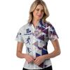 Casual Novelty Disc Golf Hawaii T Shirt Custom Geometric Disc Golf Basket Button Shirt Flying Disc Sport Hawaiian T-Shirt 5XL Multicolor view 2