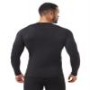 HovSiyla 3 Pack Men's Thermal Underwear Shirts Compression Fleece Lined Long Sleeve Athletic Base Layer Cold Weather Black XL view 3