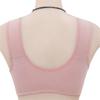 Daisy Bras for Older Women No Underwire Front Closure Comfort Senior Wireless Snap Closing Bra Pink 40D view 3
