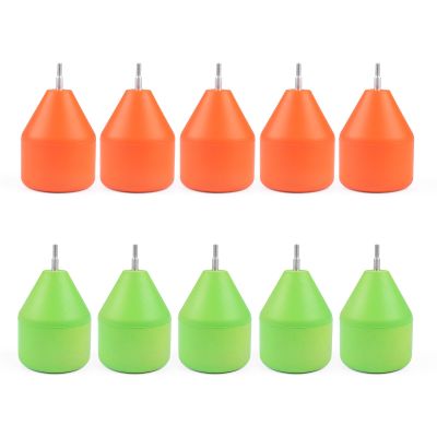 YLS Foam Arrow Tips Arrowhead Soft Sponge Arrow Heads Game Practice Broadheads Tips for Archery Combat Game CS Shooting Targeting