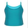 Jelory Kids Girls Sparkly Sequin Vest Hip Hop Dance Tops Latin Jazz Modern Dancewear Spaghetti Straps Tank Top Lake Blue 8 Years view 2