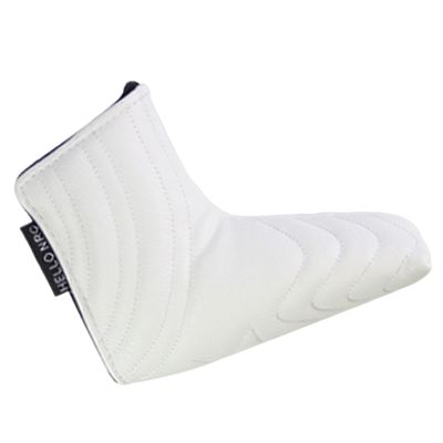 kowaku Golf Putter Cover, Lightweight Golf Club Head Cover Protector, Golf Club Headcover for Sports, Adults, Men, White
