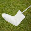 kowaku Golf Putter Cover, Lightweight Golf Club Head Cover Protector, Golf Club Headcover for Sports, Adults, Men, White view 2