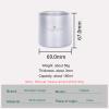 iBasingo 180ml Titanium Double-Walled Cup Ultralight Camping Tea Coffee Mug Metal Durable Cold Hot Insulated Drinking Mug Portable Tableware for Outdoor Travel Hiking Picnic Daily Used Ti3028D view 2