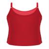 Jelory Kids Girls Sparkly Sequin Vest Hip Hop Dance Tops Latin Jazz Modern Dancewear Spaghetti Straps Tank Top Red 6 Years view 2