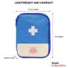 Faylapa 3Pcs Mini Empty First Aid Bag, 7x5 inches Travel Essentials Portable Medical Pouch Medicine Bag for Hiking, Home, Travel, Camping, Outdoor, Car, Office (Bag Only) view 2