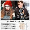 Clothirily Winter Gloves for Women Men, Over Thick Wool Fleece Liner Touchscreen Gloves, Thermal Knit Winter Glove, Elastic Cuff Insulated Glove for Women Men Cold Weather view 2