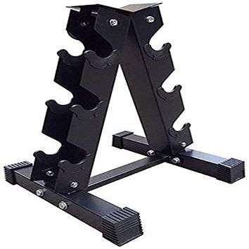 FENOKD Barbell Heavy-Duty Dumbbell Rack-Dumbbell Weight Rack Gym Arm 3-Layer Dumbbell Tree Rack-Home Fitness Equipment- Dumbbell Display Storage