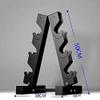 FENOKD Barbell Heavy-Duty Dumbbell Rack-Dumbbell Weight Rack Gym Arm 3-Layer Dumbbell Tree Rack-Home Fitness Equipment- Dumbbell Display Storage view 3