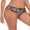 Ocean Blues Women's Multi Leopard Full Coverage Bathing Suit Strappy Bikini Bottom X-Large view 2