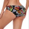 Ocean Blues Women's Multi Leopard Full Coverage Bathing Suit Strappy Bikini Bottom X-Large view 4