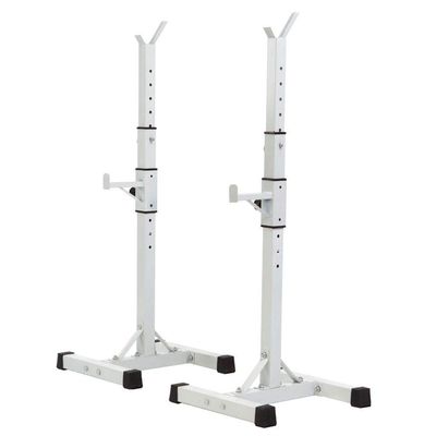 FENOKD Adjustable Steel Squat Stands Barbell Free-Press Bench, Weight Stand Bench Support Barbell Rack, Multifunction Sturdy Durable, Home Gym Portable Dumbbell Racks