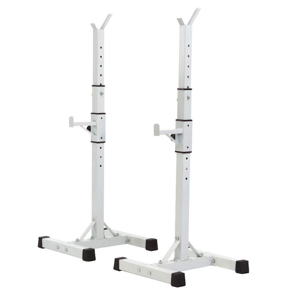 FENOKD Adjustable Steel Squat Stands Barbell Free-Press Bench, Weight Stand Bench Support Barbell Rack, Multifunction Sturdy Durable, Home Gym Portable Dumbbell Racks