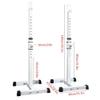 FENOKD Adjustable Steel Squat Stands Barbell Free-Press Bench, Weight Stand Bench Support Barbell Rack, Multifunction Sturdy Durable, Home Gym Portable Dumbbell Racks view 2