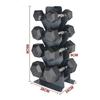 FENOKD Dumbbell Squat Rack- Dumbbell Storage Rack Gym Exercise Arm Household Fixed Dumbbell Weight Rack Gym Dumbbell Storage Display Bracket view 4