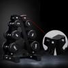FENOKD Dumbbell Rack Weight Rack, Steel Tripod Collapsible Load-Bearing 200Kg Not Loose 3/6 Layer Suitable For Home Gym, 2 Sizes (Black 42X42.5X54Cm) view 3