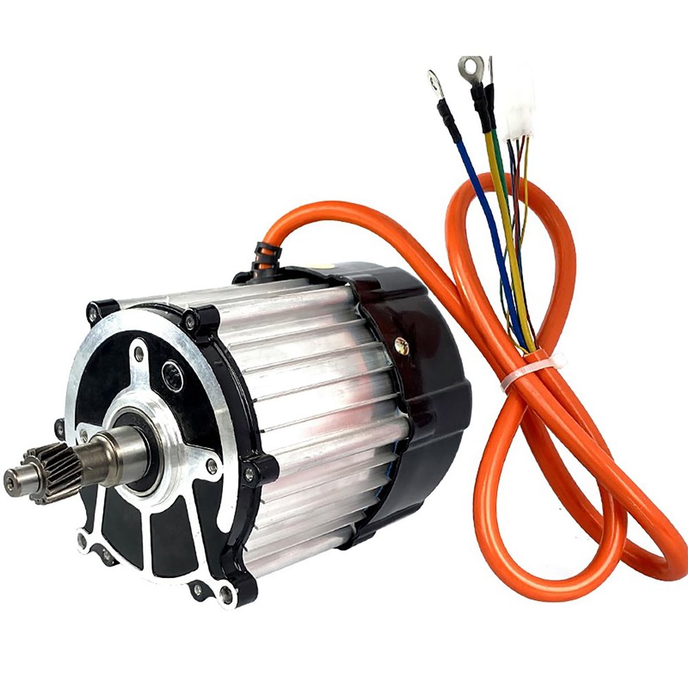 ZHOZHUT 48V / 60V / 72V Electric Tricycle Motor Permanent Magnet Brushless Differential Motor 1500W / 1800W 5-Hole 16-Tooth Motor, DIY Accessories for Electric Tricycle and Quad Bike,1500w60v,3200RPM