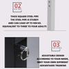 FENOKD Dumbbell Racks, Weights Rack Stand Barbell Pull Up Rack Bars Free Standing Cap Barbell Deluxe Power Rack Exercise Stand Power Rack view 3