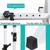 FENOKD Adjustable Squat Rack Exercise Stand, Squat Rack Stand Barbell Free Press Bench, Home Gym Dumbbell Racks Stands Adjustable view 4