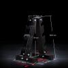 FENOKD Dumbbell Rack,Collapsible 3/6 Tier Tree Shape Dumbbell Rack Storage Load-Bearing 200Kg For Home Gym Workout, Dumbell Rack Only (Black 42X42.5X54Cm) view 2