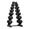 FENOKD Dumbbell Rack Weight Rack, Steel Tripod Collapsible Load-Bearing 200Kg Not Loose 3/6 Layer Suitable For Home Gym (Black 42Xx65.5X102Cm) view 1