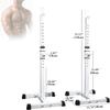 FENOKD Barbell Rack Height Adjustable, Multi-Function Weightlifting Strength Training Squat Rack, Heavy Duty Iron, Gym Equipment (Red) view 2