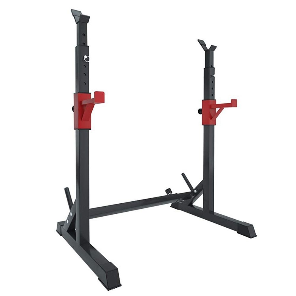 FENOKD Adjustable Barbell Squat Racks, Multi-Function Adjustable Squat Rack Exercise Stand, Indoor Fitness Equipment For Bench Press Stands