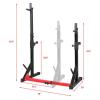 FENOKD Barbell Rack, Adjustable Squat Rack Stand Dipping Station Weight Bench Home Gym Adjustable Dumbbell Gym Equipment view 3