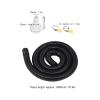 Bilge Pump Hose Kit, 1-1/8 inch, ABS and Rubber Boat Bilge Pump Installation Kit, 1-1/8 Inch Bilge Pump Plumbing Kit for Boat Ship Yacht, Black view 4
