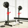 FENOKD Adjustable Squat Rack Stands Fitness Barbell Rack Portable Strength Training Dumbbell Rack,Equipment 250Kg Max Load,Perfect For Indoor Home Gym view 2
