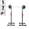 FENOKD Adjustable Squat Rack, Home Gym Bench Press Stand, Multifunction Dumbbell Holder With Weightlifting Power Training Workout Equipment, For Indooor Fitness view 1