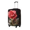 HCBPWVQA Luggage Cover Protector Washable Stretch Suitcase Protector Red Roses and Love Suitcase Cover Anti-Scratch Travel Baggage Covers Fits 18-32 Inch Luggage Protectors view 2