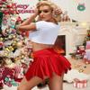 Avidlove Women Mini Skirt Flowy Pleated Skirt Casual Ruffles Beach Short Skirt Red Large view 2