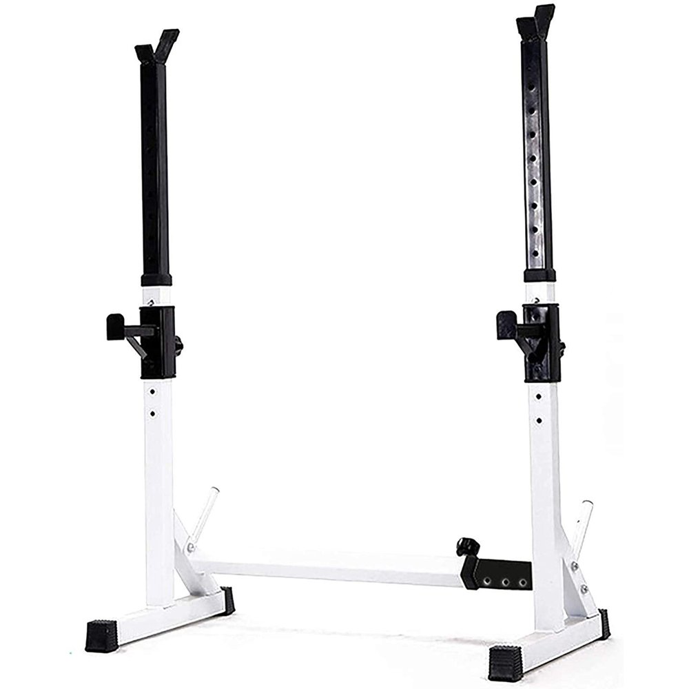 FENOKD Genral Adjustable Barbell Rack Squat Stand,Home Gym Fitness Weight Bench Squat Stand,Weight Rack Squat Rack,For Full Body Strength Training,Max Load 250Kg