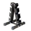 FENOKD Dumbbell Rack Weight Rack,3 Tier Solid Steel Type A Dumbbell Rack Storage Weight Tower, Home Gym Dumbbell Rack Stand, Dumbell Rack Only (Black 42.5X42X54Cm) view 1