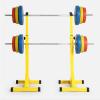 FENOKD Adjustable Rack Barbell,Multi-Function Squat Rack,Bodybuilding Bench Press Stand Weight Lifting Rack,for Indoor Home Gym Strength Training,Max Load 200 Kg (A) view 4