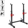 FENOKD Fitness Bench Press Equipment Home & Gym Height-Adjustable Squat Rack, Multi-Function Barbell Rack Dip Stand Barbell Stand Weight Lifting Rack Gym Family Fitness view 1
