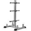 FENOKD Plate Weight Plate Tree Stand/Steel Barbell Dumbbell Plate With 4 Pole Holder Slots For Strength Training Plate Storage Racks view 1
