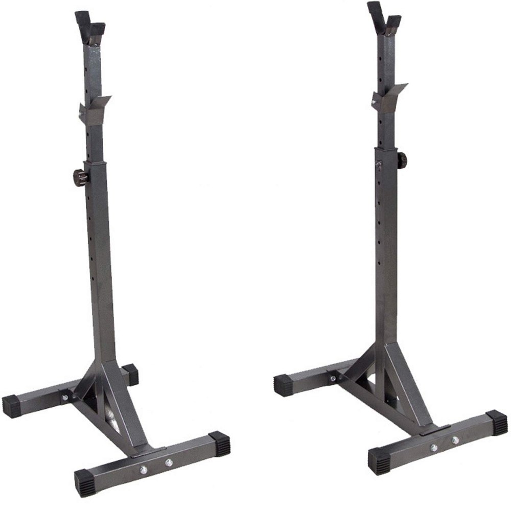 FENOKD Squat Rack,Adjustable Multifunctional Heavy Duty Squat Rack,10 Height Barbell Rack, 2 Individual Stands, Max Load 250Kg,For Home Gym