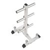 FENOKD Shelf Dumbbell Rack Dumbbell Rubber Tray Storage Rack Indoor Storage Storage Rack Barbell Plate, Austrian Bar Storage Storage Rack Barbell Austrian Bar Rack (Grey) view 1