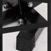 FENOKD Dumbbell Rack Weight Rack,3/6 Tier Tree Dumbbell Rack Weight Racks Dumbbell Rack Storage Dumbell Rack Only (Black 65.5X42X102Cm) view 3