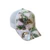 ZIIVIEVS New Spring/Summer Sky Hat Children's Leisure Korean Edition Net Hat Thin Duck Tongue Hat Sequin Baseball Hat(White) view 1